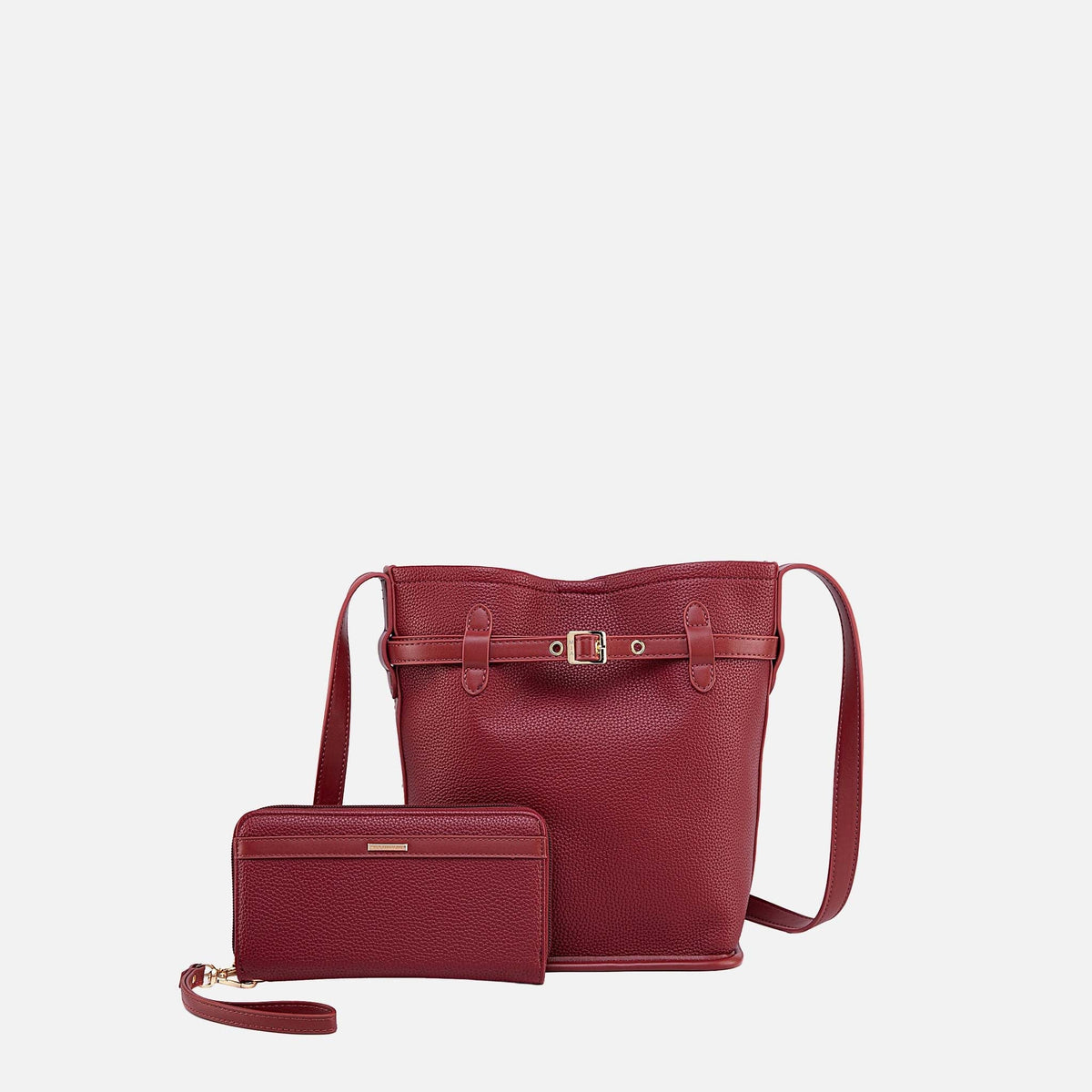 Odette Bucket Bag with Wallet view 9 - Oroton Odette Bucket Bag