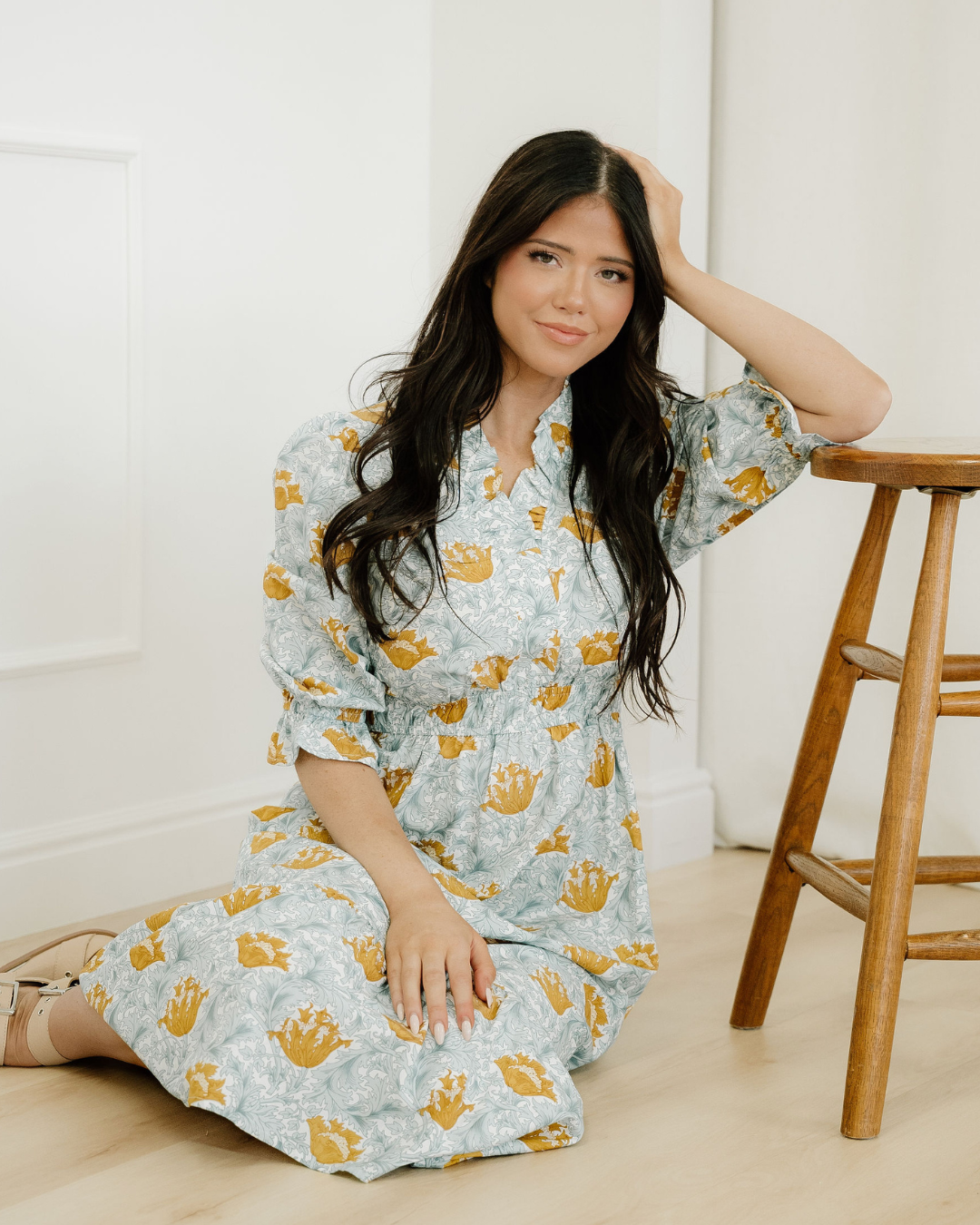 Parker V Neck Long Dress view 5 - Parker Maxi Dress