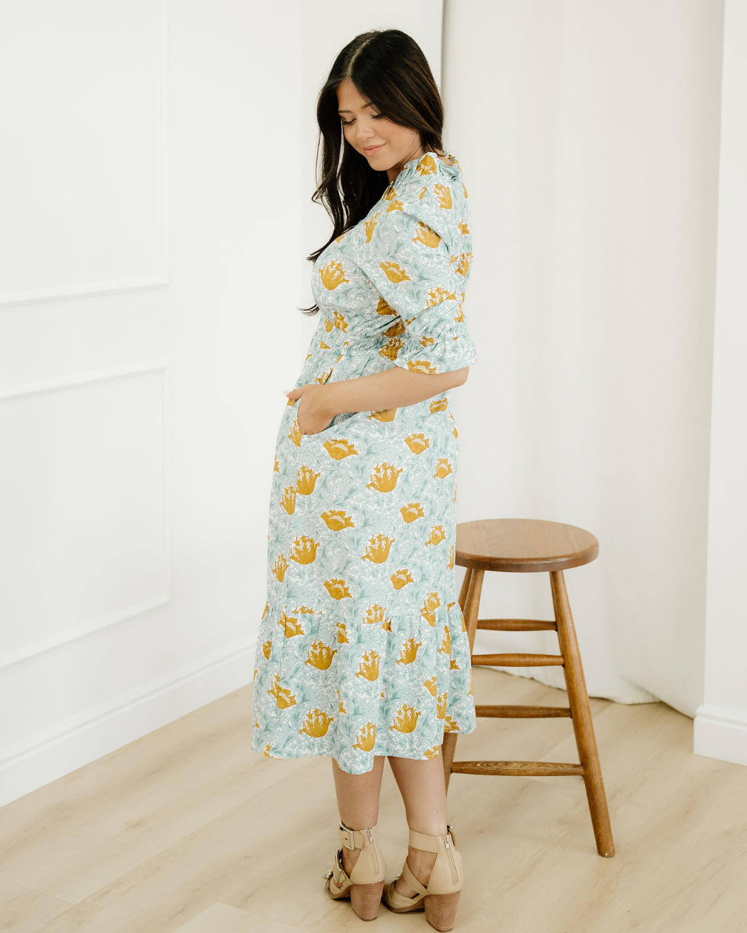 Parker V Neck Long Dress view 8 - Parker Maxi Dress