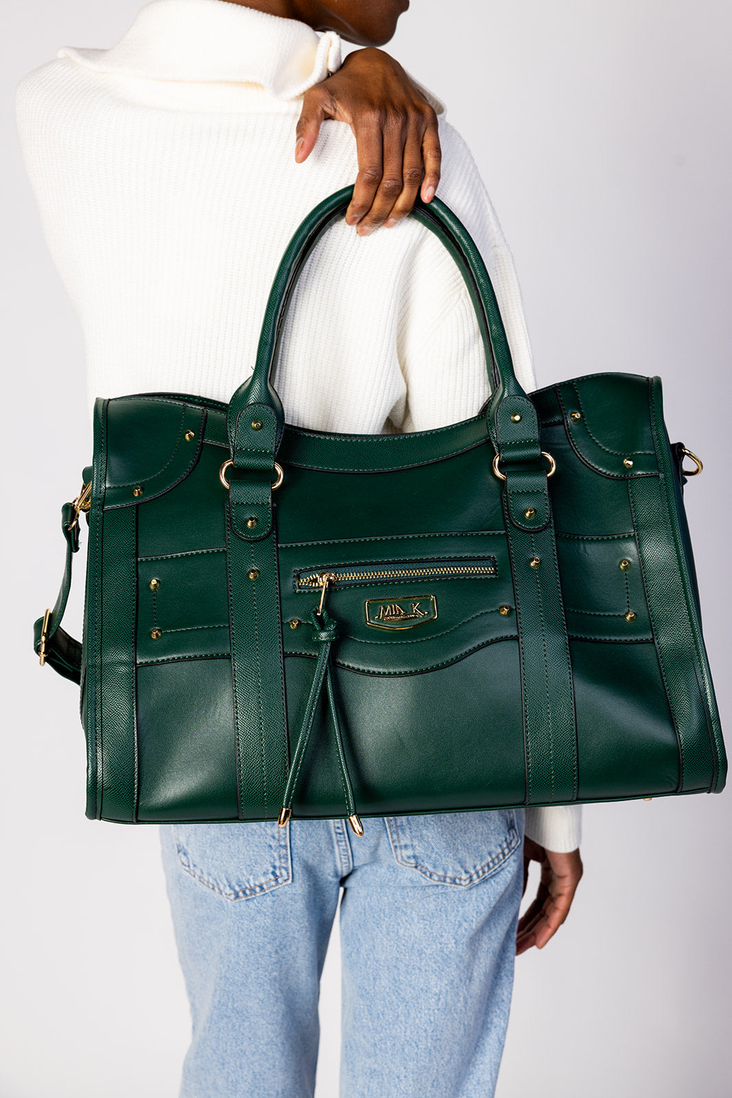 Patricia Weekender Bag in Navy view 2 - Patricia Nash Weekender Bag