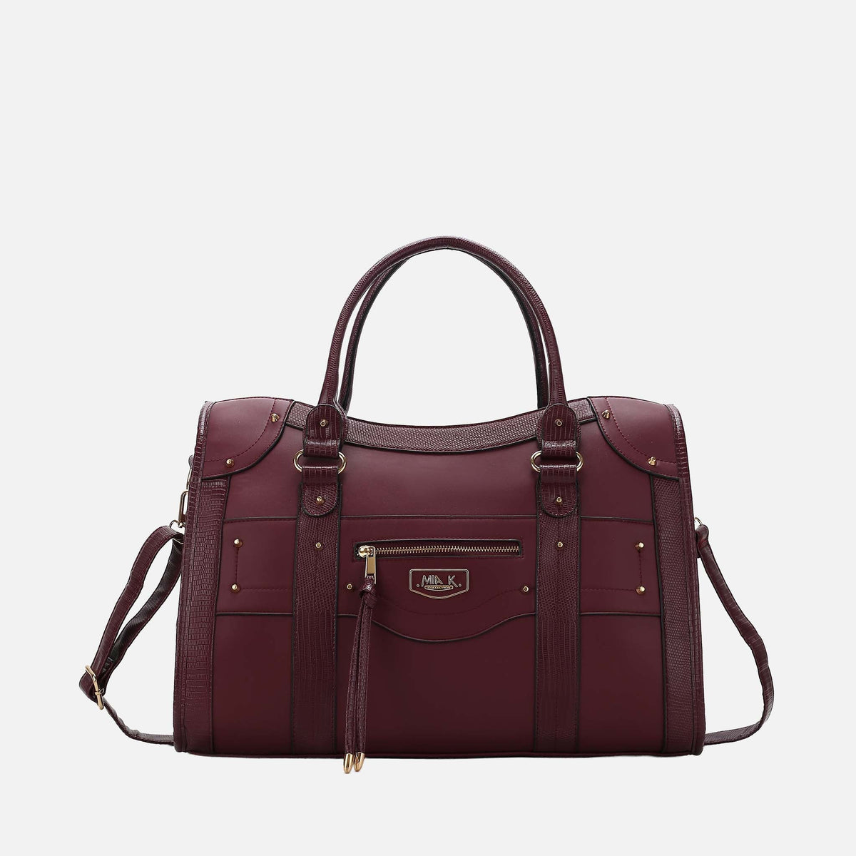 Patricia Weekender Bag in Tan view 3 - Patricia Nash Weekender Bag
