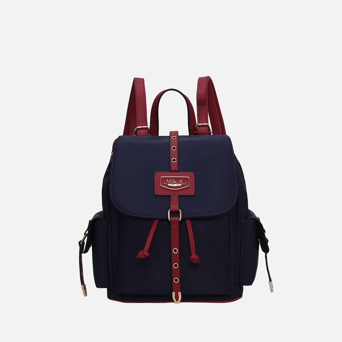 Paula Backpack Handbag in Cognac Brown view 3 - Paula Frank Backpack