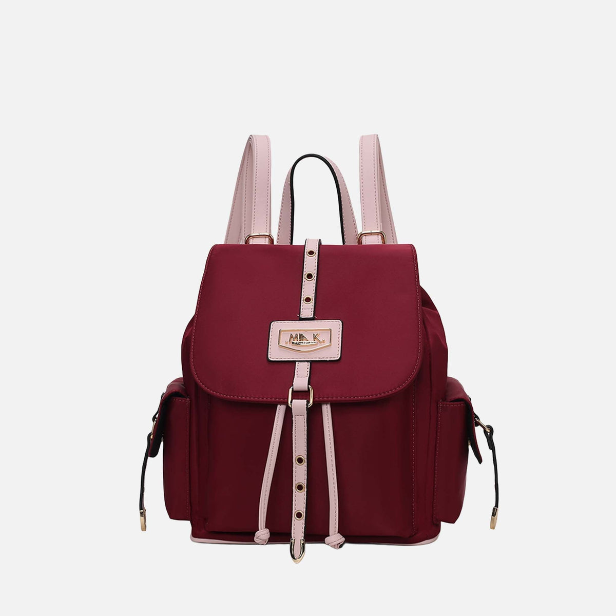 Paula Backpack Handbag in Wine view 10 - Paula Frank Backpack