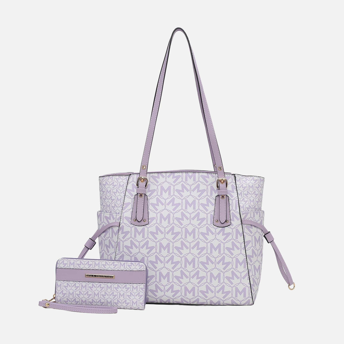 Pauline Tote Bag and Set in Taupe view 10 - Pauline Tote Bag Moynat (one-piece)
