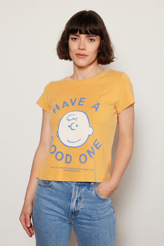 Peanuts Have a Good One Baby Tee in S view 2 (top)