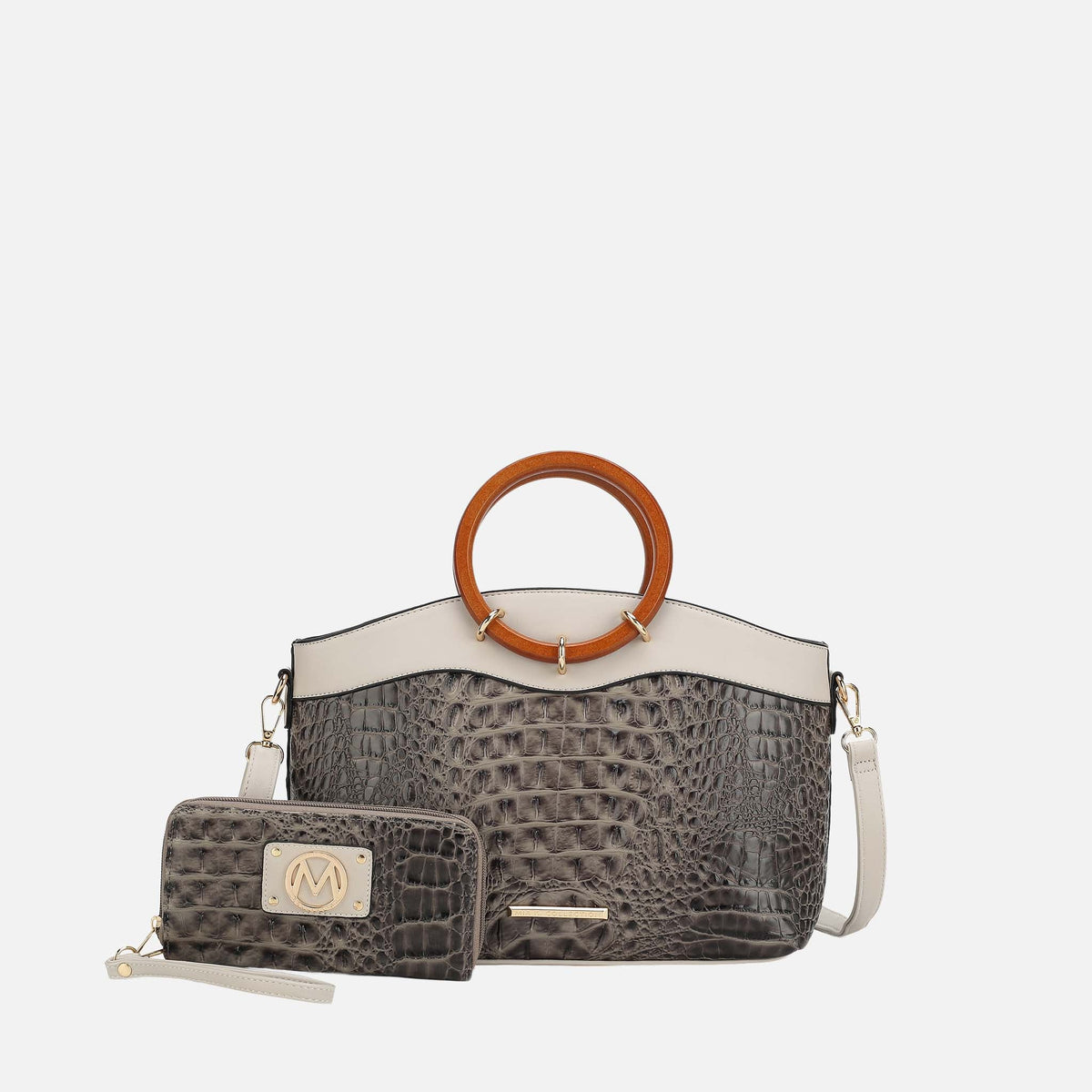 Phoebe Tote Bag and Wallet Set view 7 (one-piece)