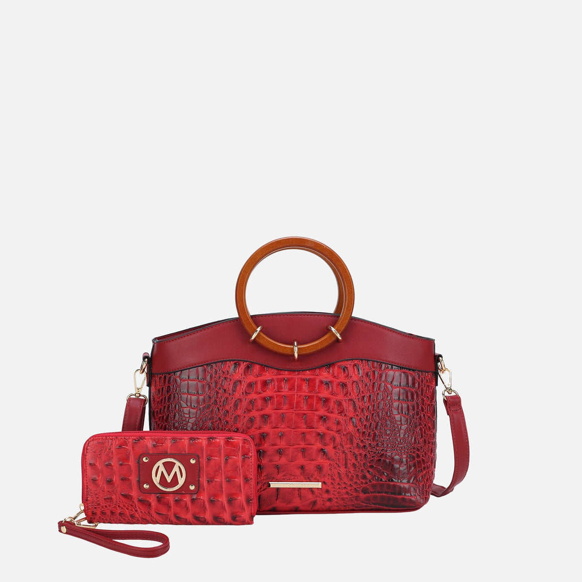 Phoebe Tote Bag and Wallet Set view 8 (one-piece)