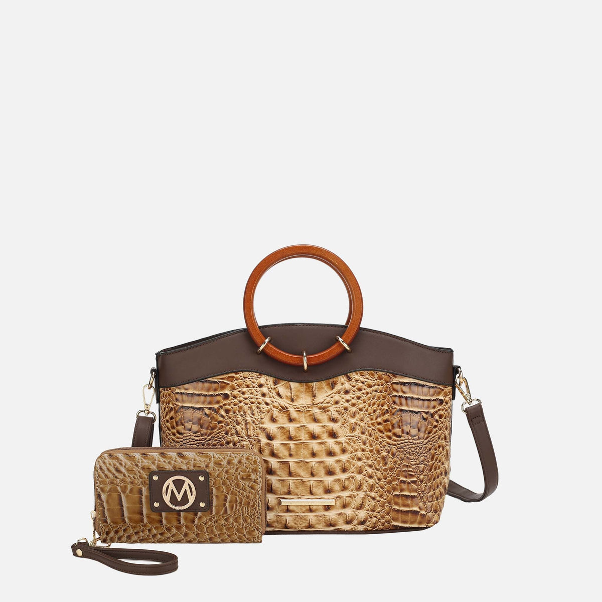 Phoebe Tote Bag and Wallet Set view 9 (one-piece)