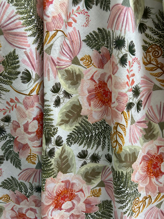 Pink Floral Greta Dress in S view 2 - Pink Floral Dresses For Women