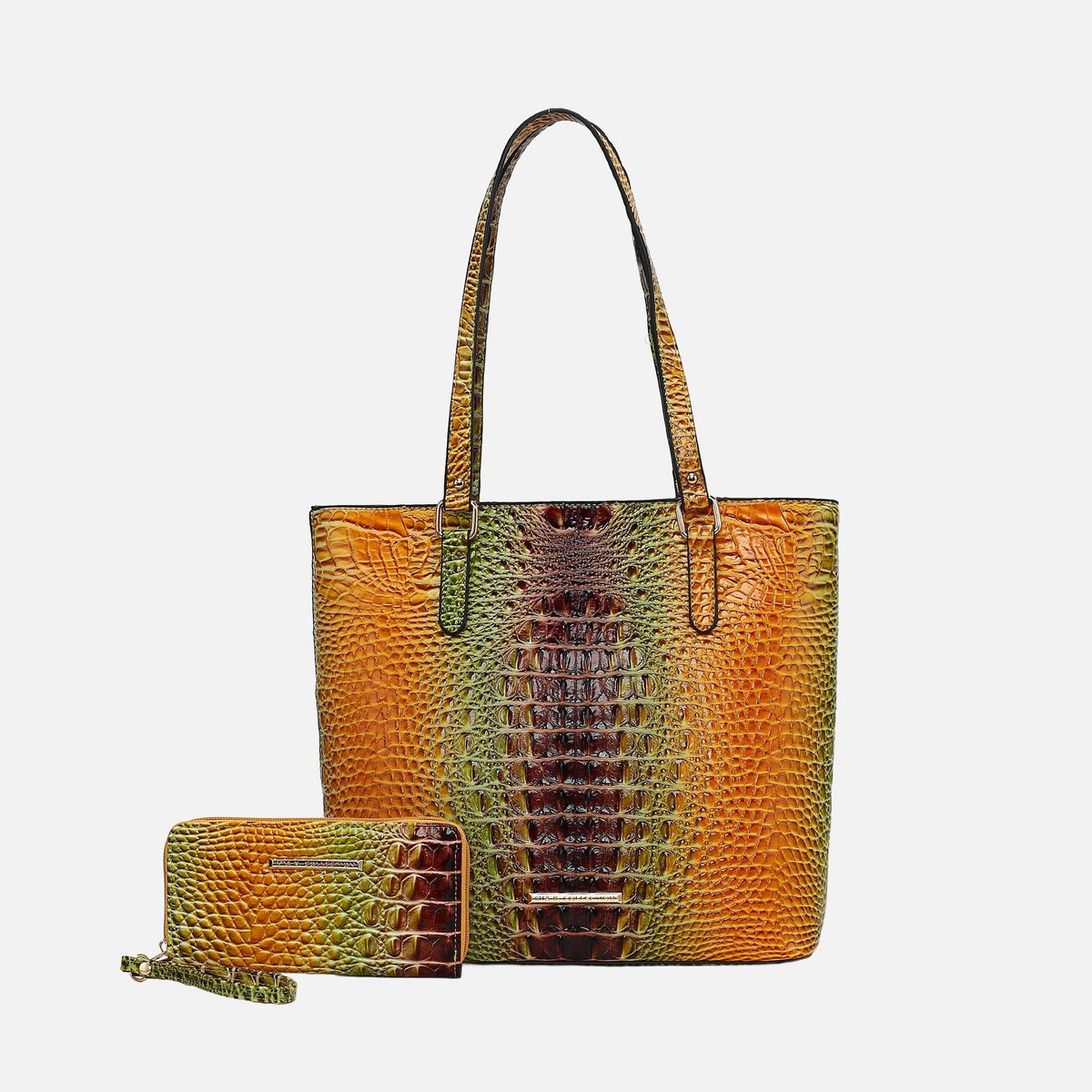 Piper Gradient Croc Tote Bag and Set view 6 - Set Tote (one-piece)