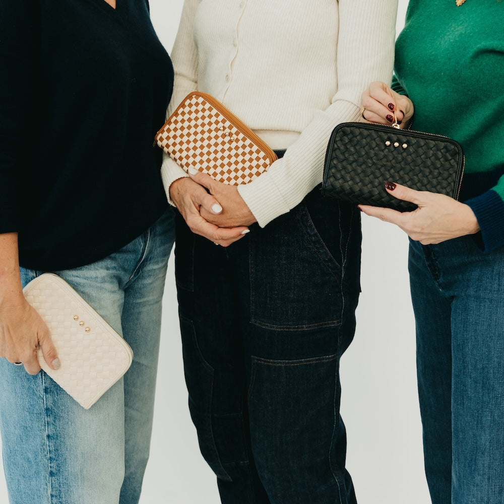 Pretty Simple Lenni Large Zip Woven Wallet view 12 - Len Wallets (bag)