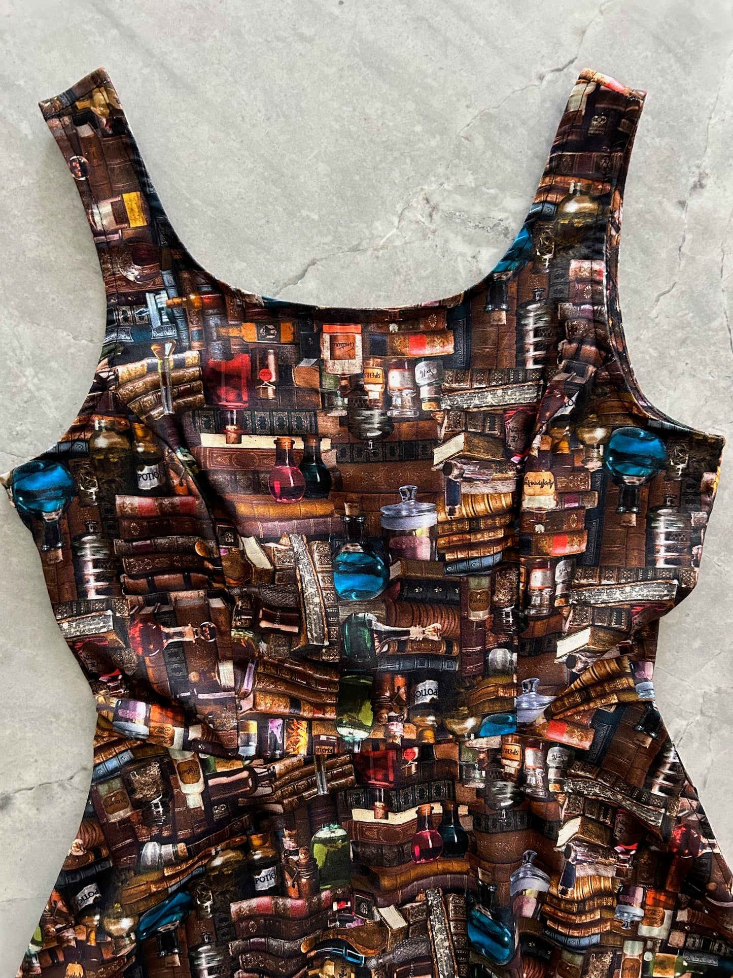 Retrolicious Spellbinding Skater Dress in 1X view 6 - Spellbinding Attire
