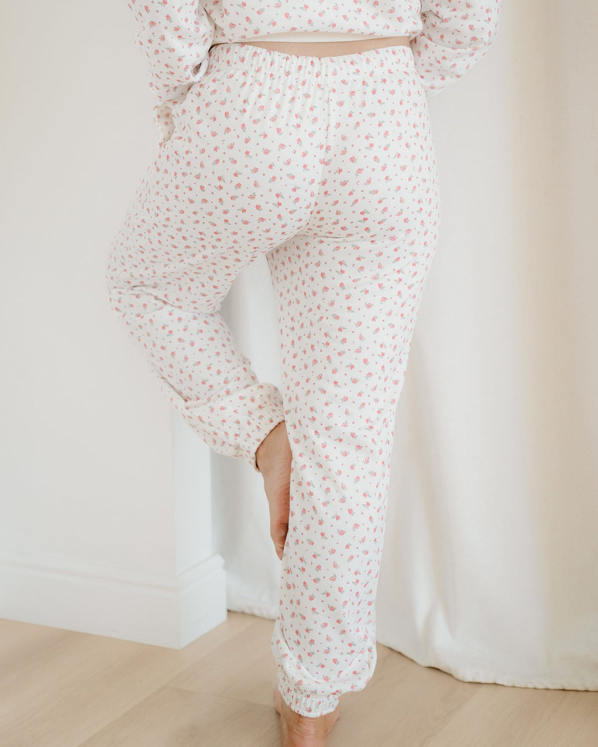 Rose Hoodie Sheath Sweatpants Set view 9 - Rose Sleeve Hoodie (top)