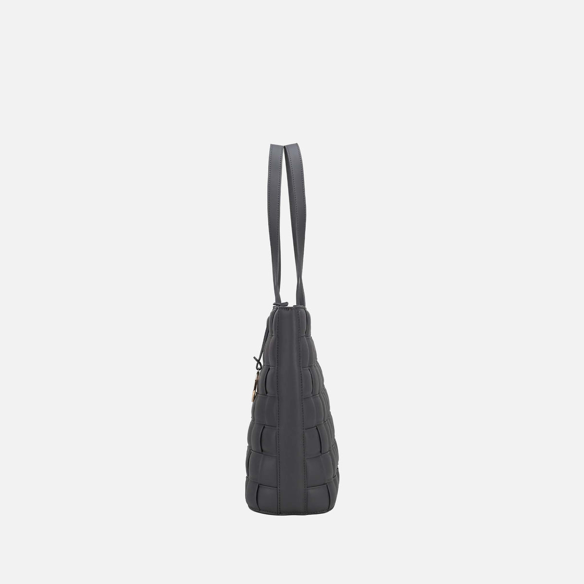 Rowan Woven Tote Bag in Midnight Blue view 4 - Bag Tote