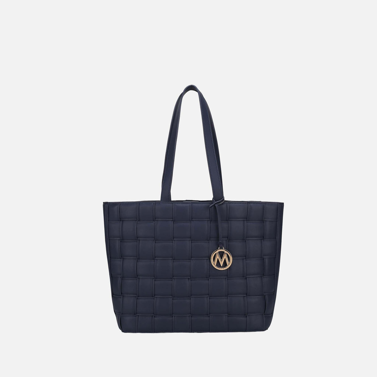Rowan Woven Tote Bag in Pewter view 6 - Bag Tote