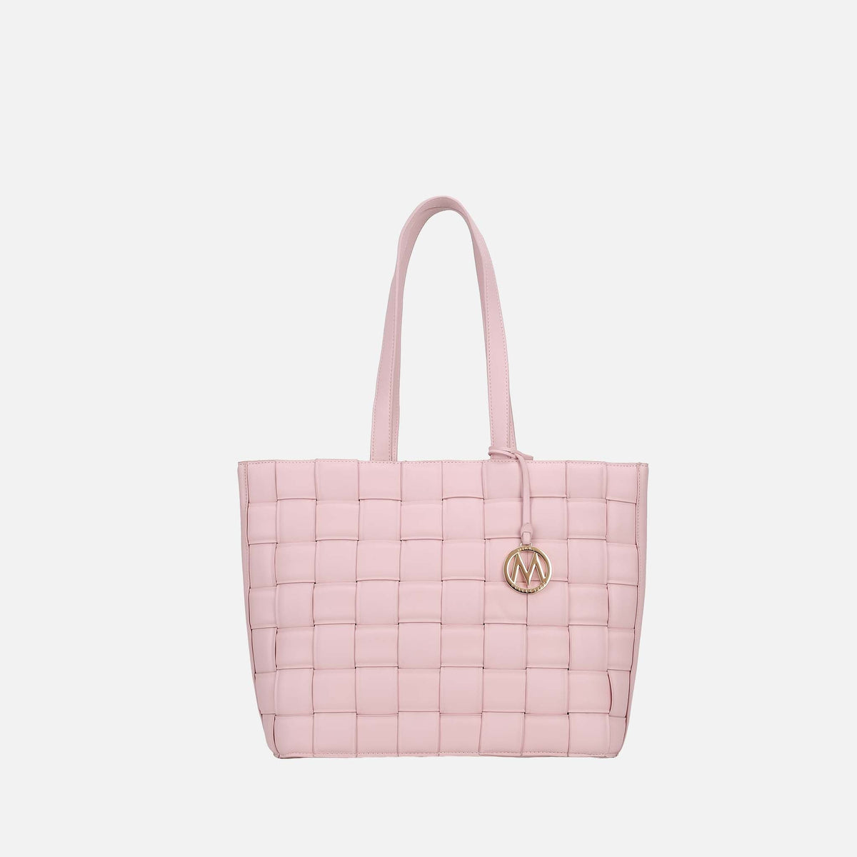 Rowan Woven Tote Bag in Pink view 5 - Bag Tote