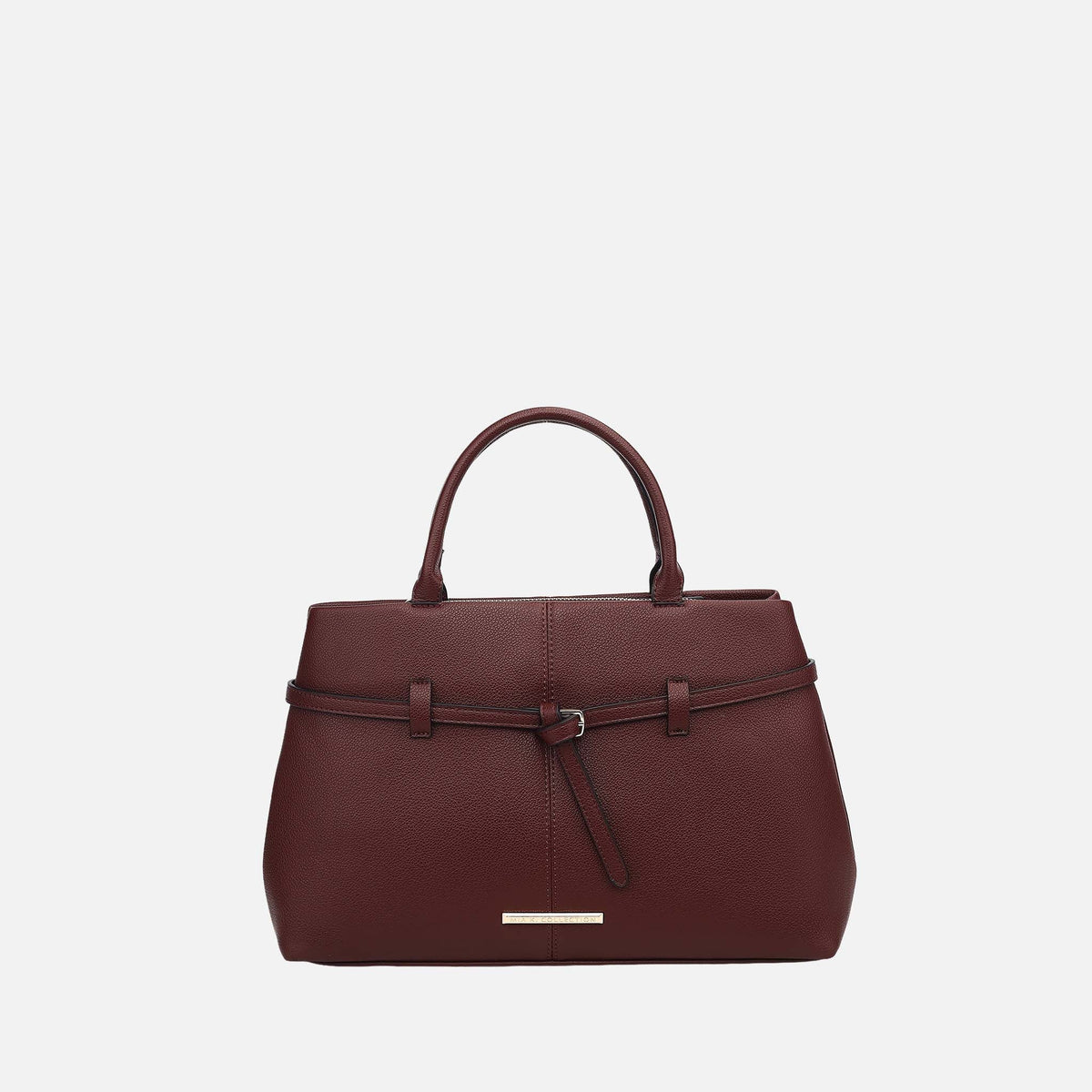Rubia Satchel Bag in Taupe view 6
