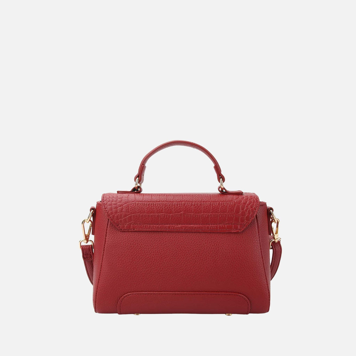 Saphira Shoulder Bag in Burgundy view 3 - Saphira Bag