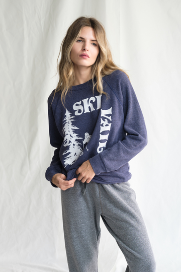 Ski Vail Fleece Sweatshirt in S view 2 - Ski Vail Sweatshirt Abercrombie (top)