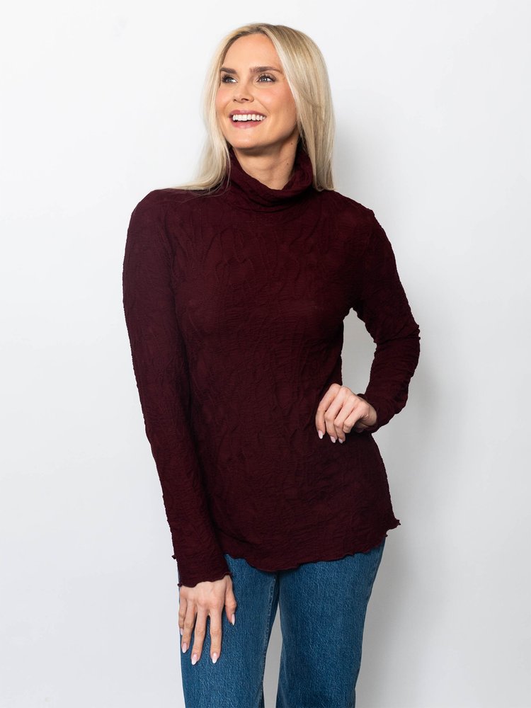 Snoskins Dreamcatcher Turtleneck Top in Black view 7
