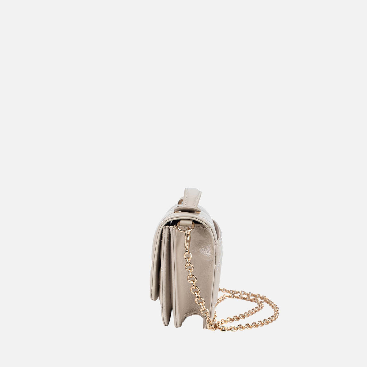 Suzanne Shoulder Bag in Taupe view 4 - Suzanne Shoulder Bag Ysl