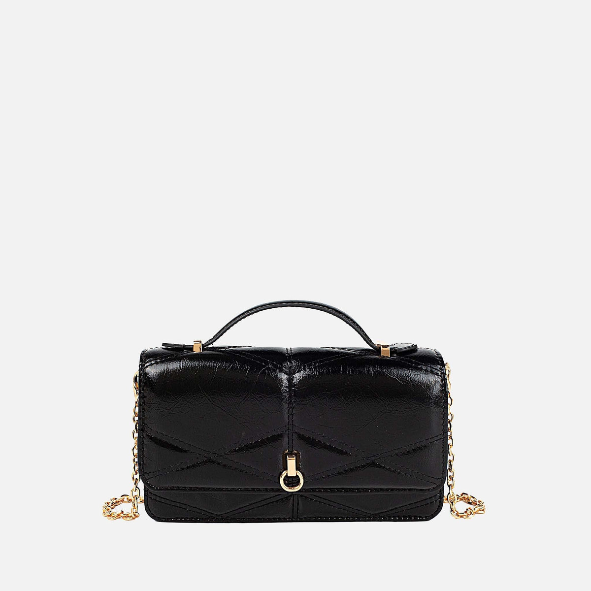 Suzanne Shoulder Bag in Wine view 5 - Suzanne Shoulder Bag Ysl