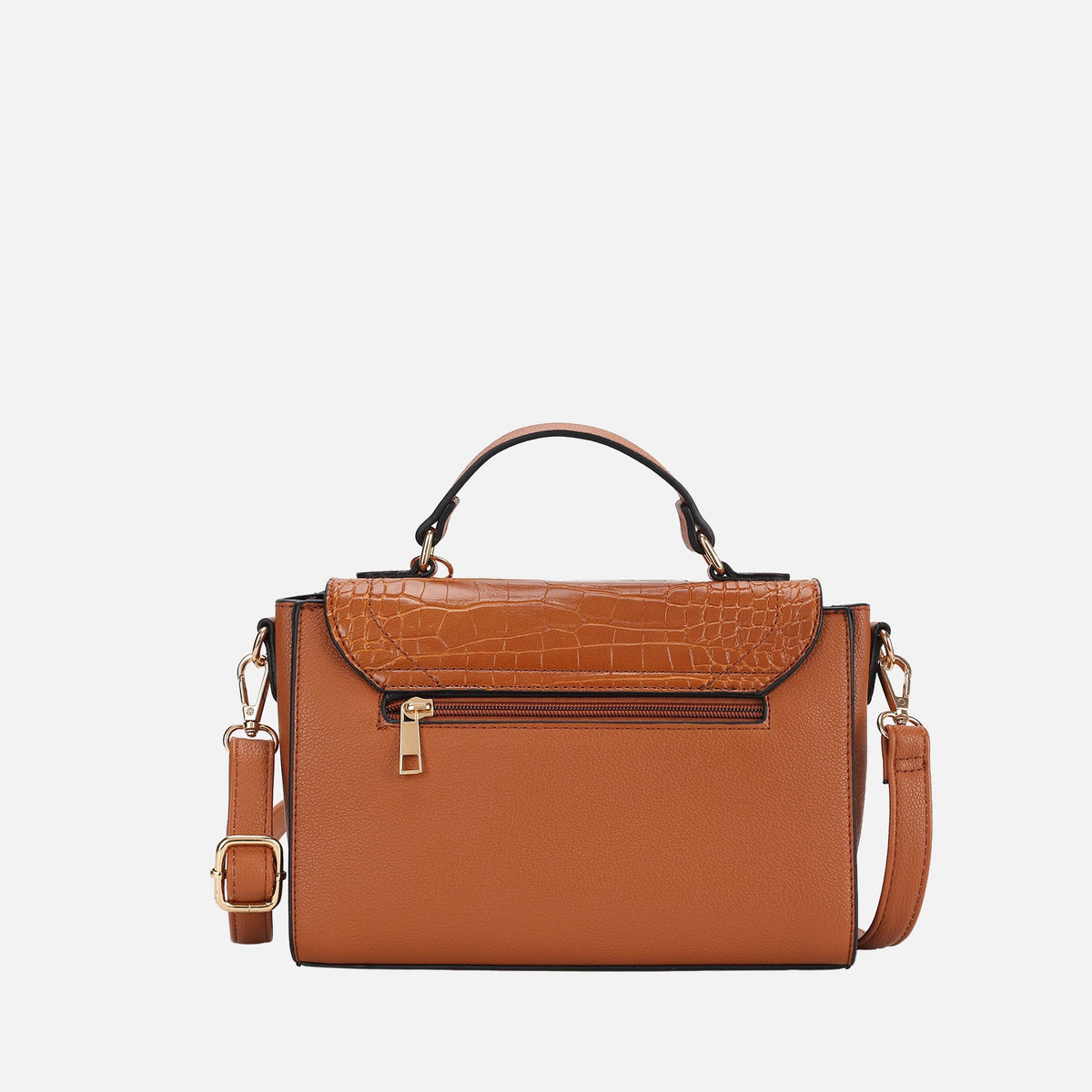 Sylvie Shoulder Bag in Tawny view 3 - Sylvie Shoulder Bag Staud