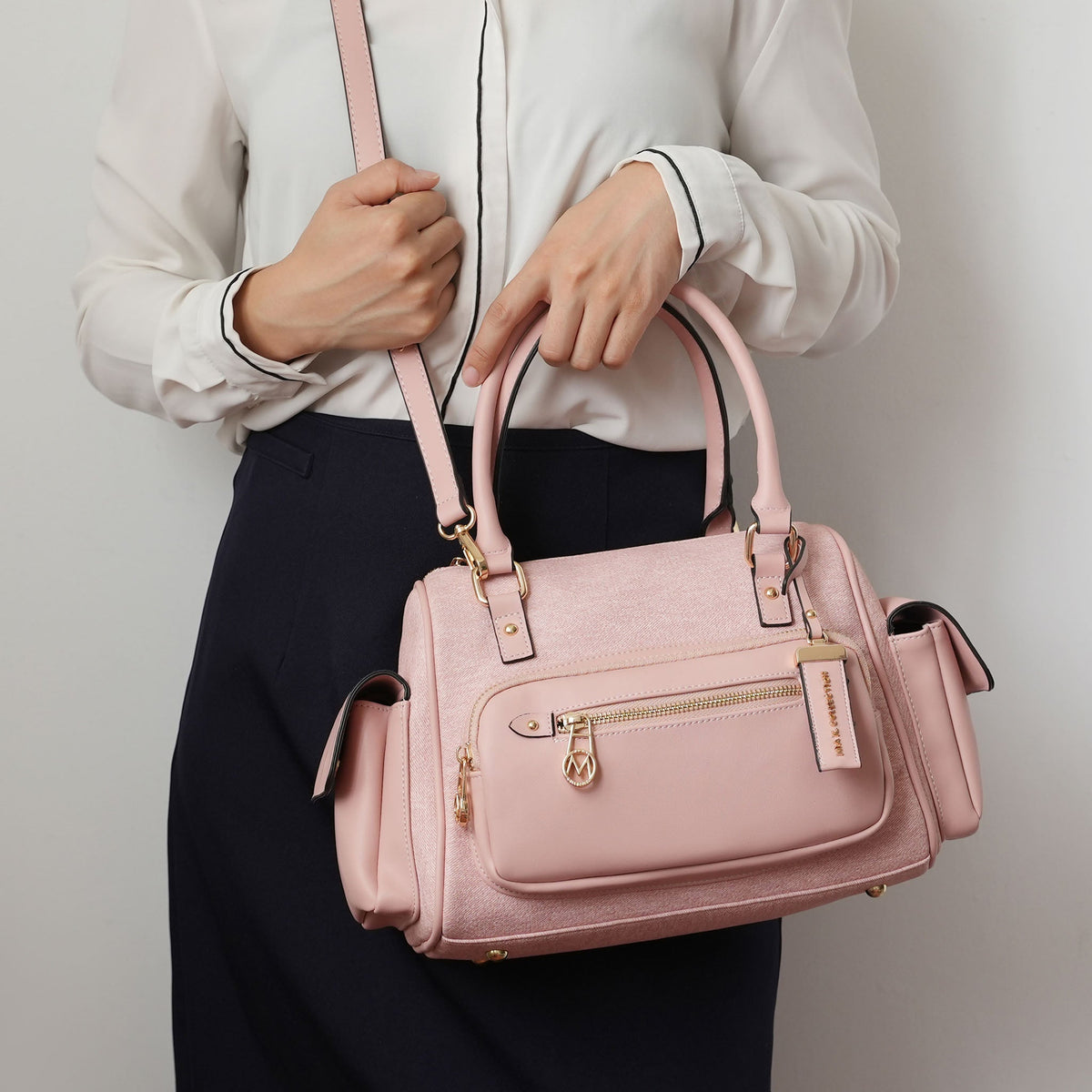Thalia Shoulder Bag in Coffee view 2 - Talia Shoulder Bag