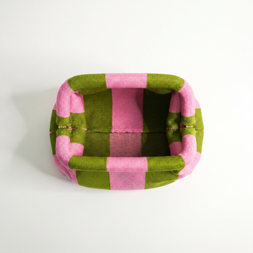 The Green & Pink Everywhere Clutch Handbag view 2 - Pink Green Clutch Bags