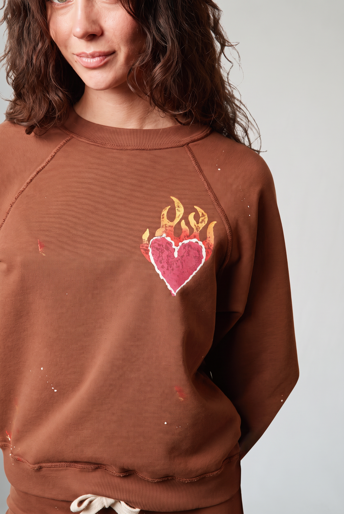 The Heart and Soul Crewneck Top in S view 2
