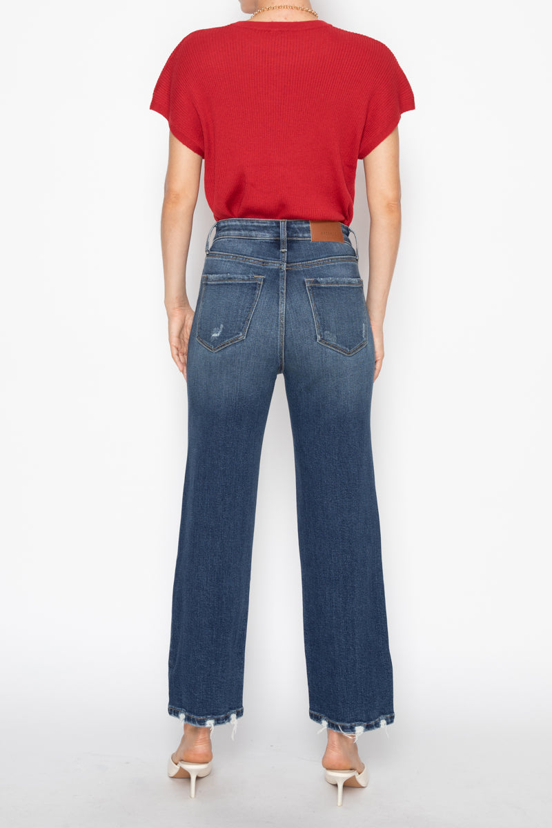 Tummy Control High Rise Straight Jean in 13 (30) view 7 - High-Waisted - Tummy Control Jeans (bottom)