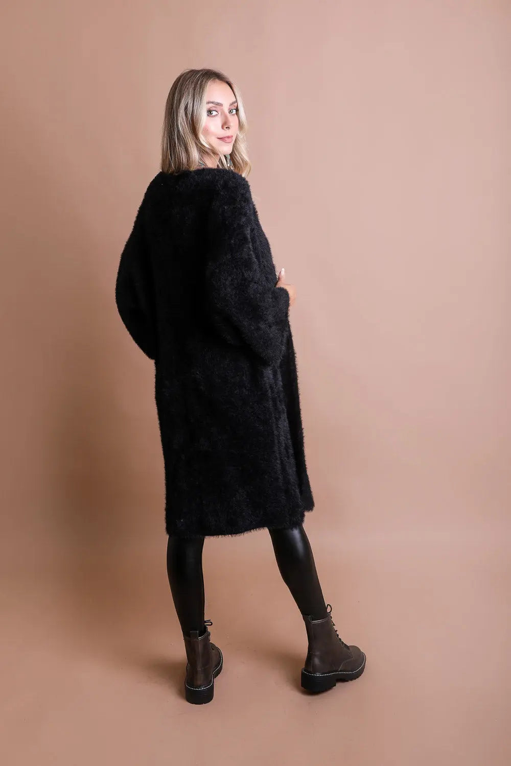 Ultra-soft Luxe Mohair Knit Cardigan Top - MeeeShop Women's Fashion