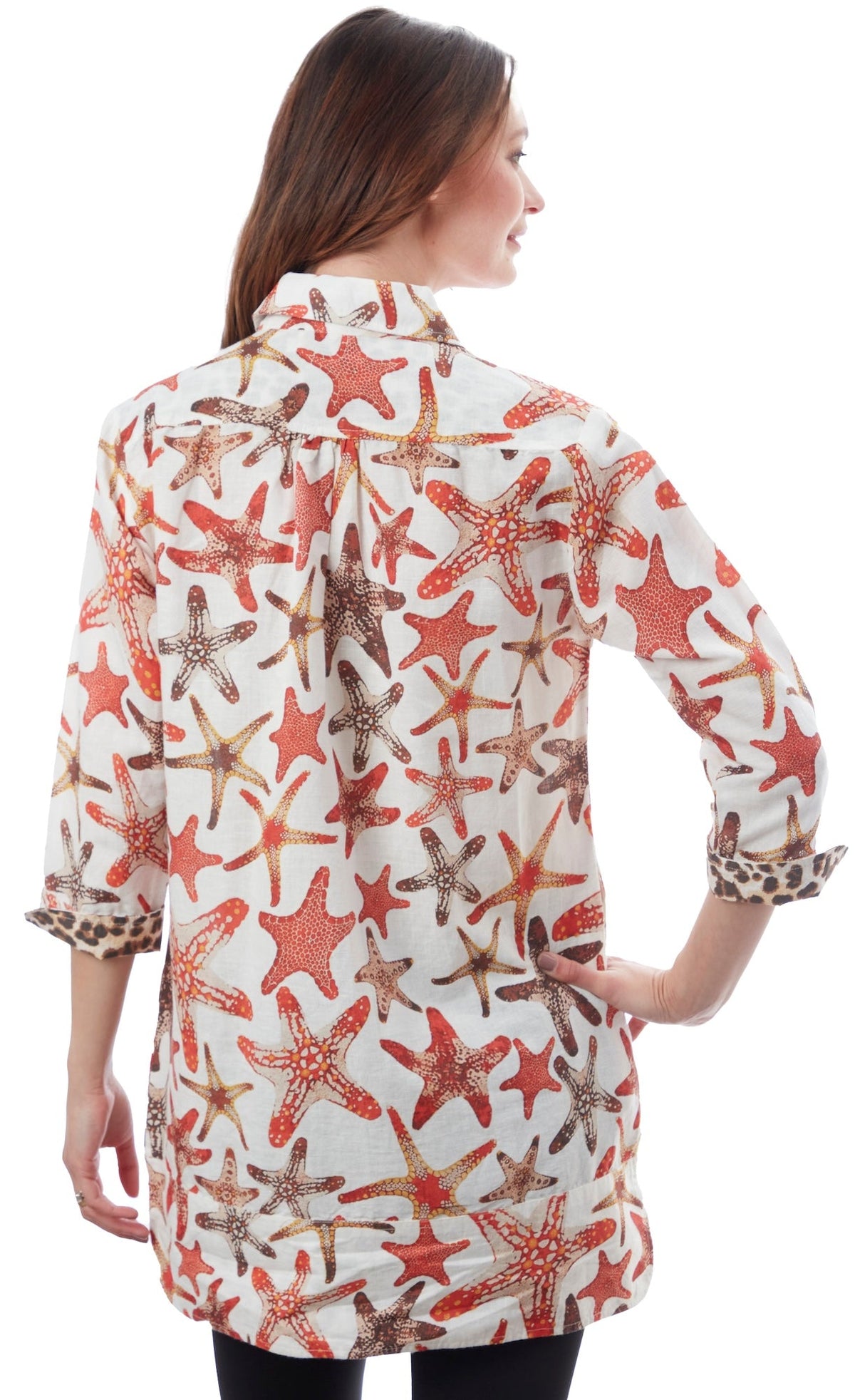 Vail Tunic Star Fish Print - MeeeShop Women's Fashion