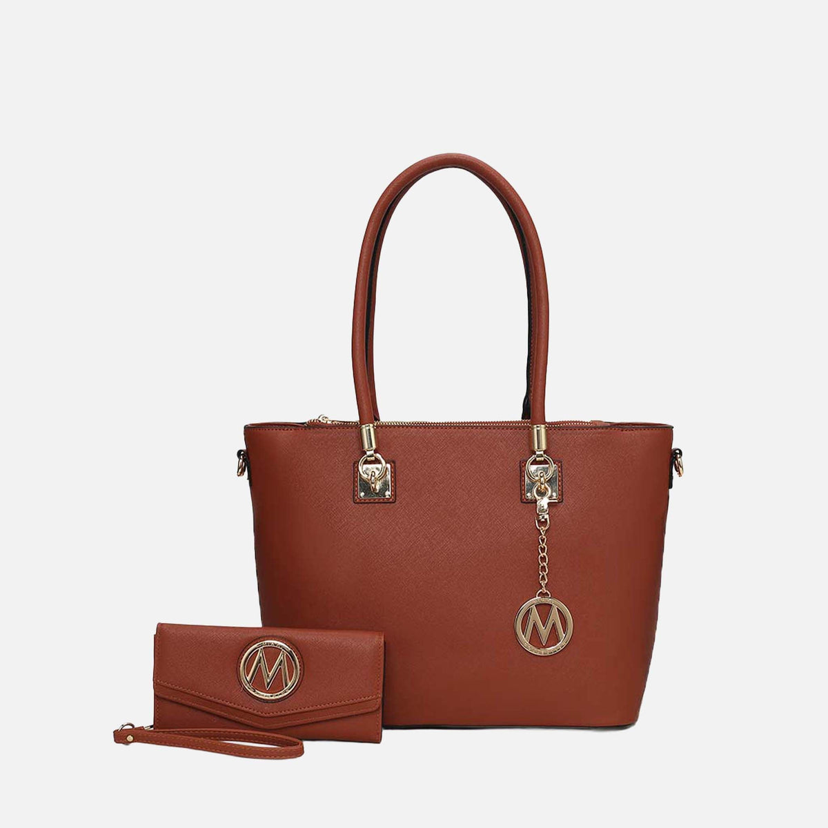 Vanessa Tote and Set in Gold view 19 - Set Tote (one-piece)