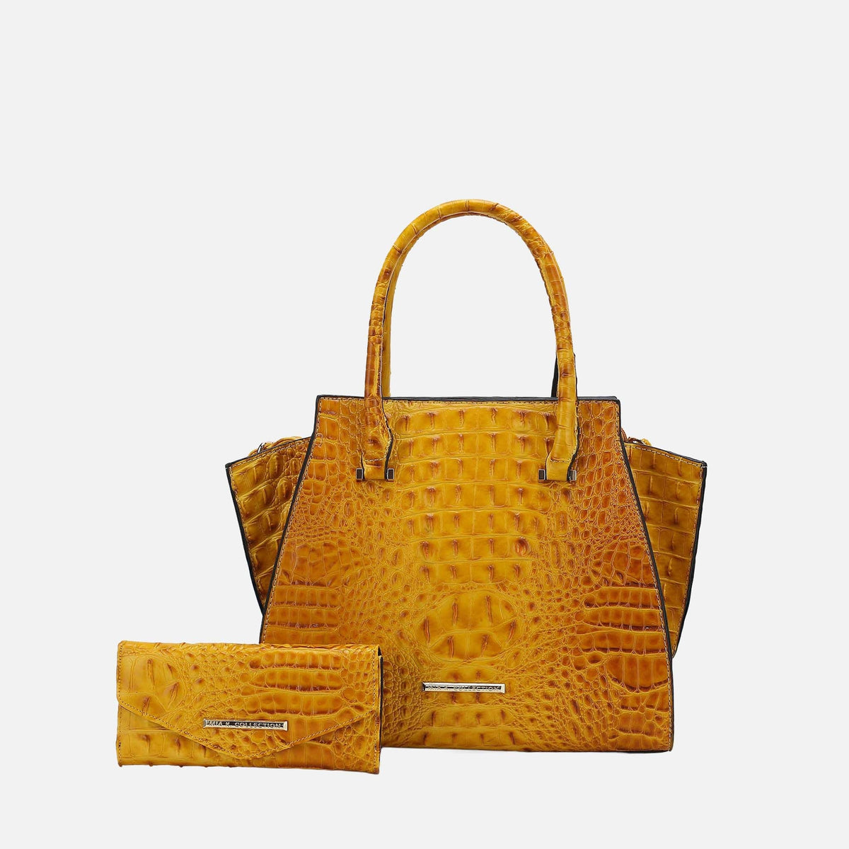Viridiana Croc Tote Bag and Set in Croco Red view 8 - Viral Croc Bag (one-piece)