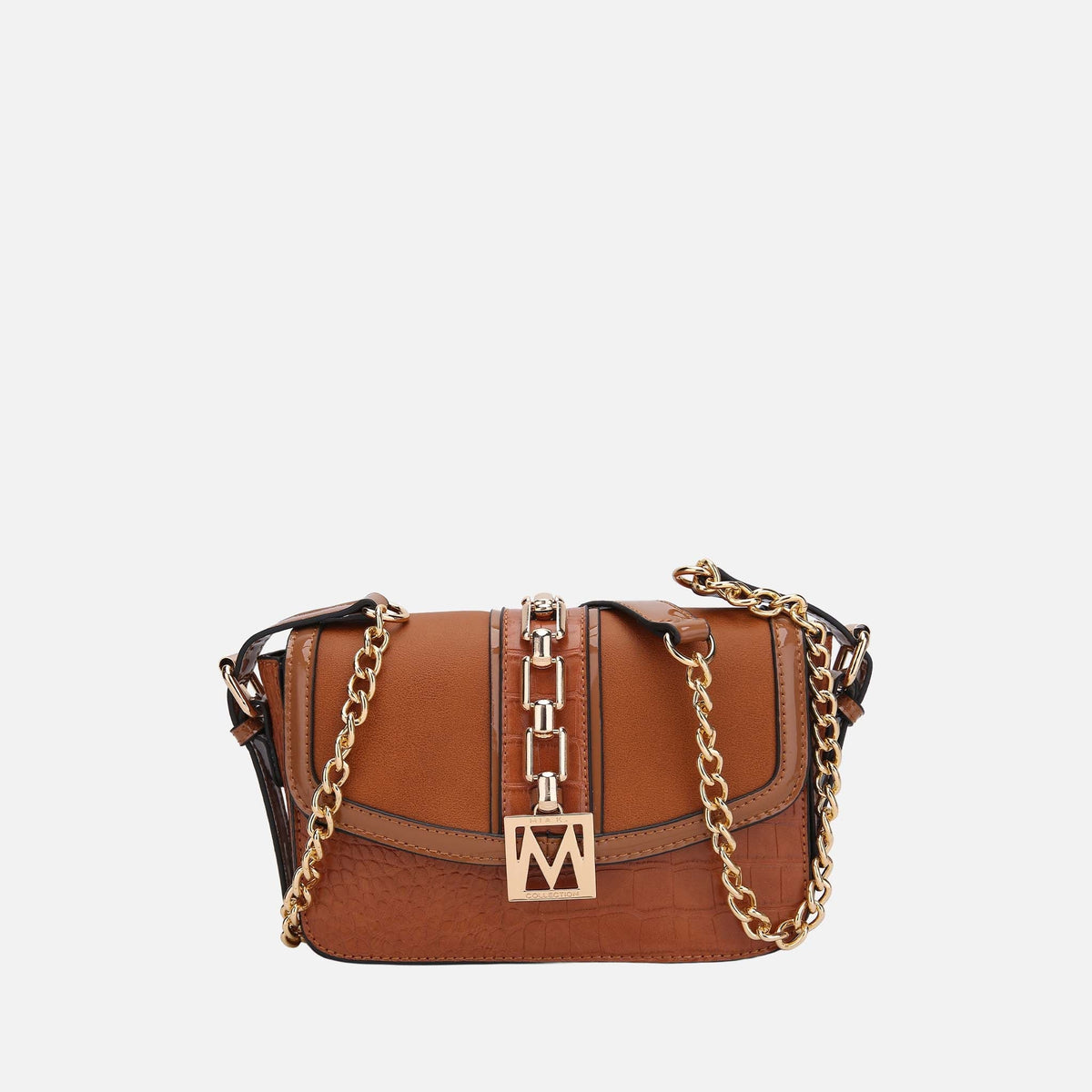 Wendalyn Shoulder Handbag in Cognac Brown view 9