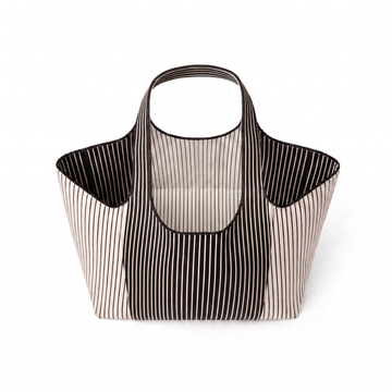 White Everyday Tote view 2 - White Everyday Bag (top)