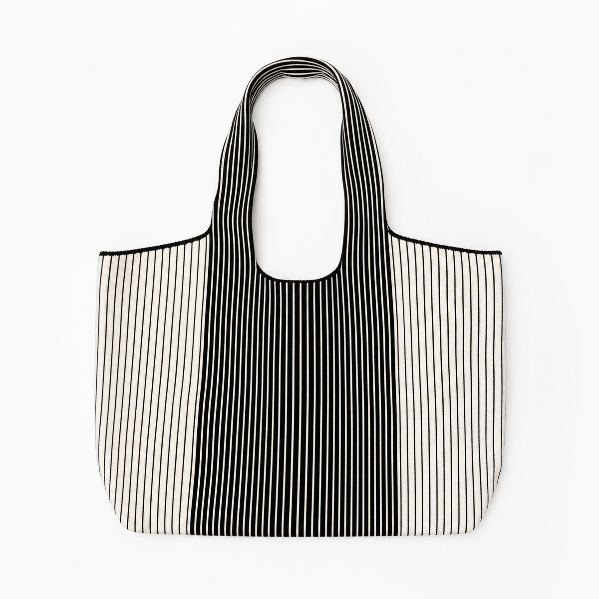 White Everyday Tote view 5 - White Everyday Bag (top)