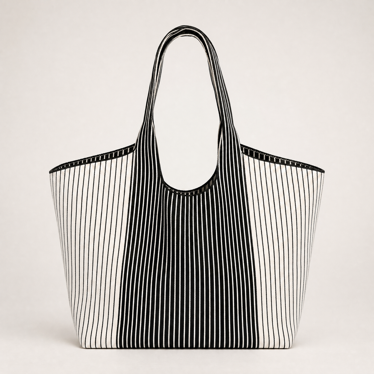 White Everyday Tote - White Everyday Bag (top)