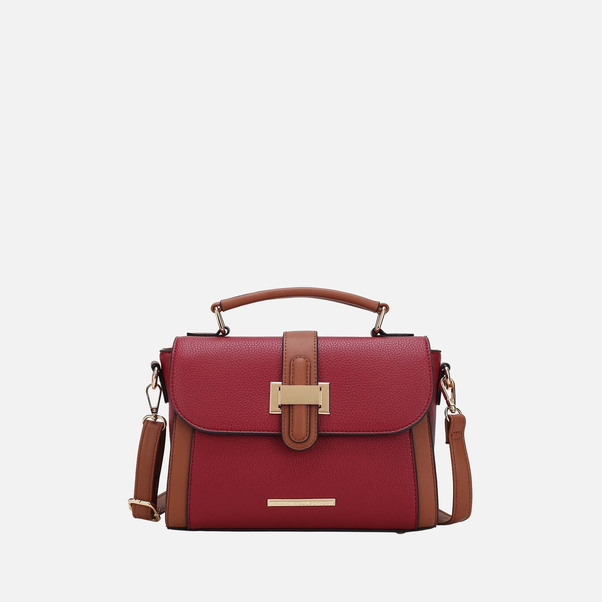 Willa Shoulder Bag in Cognac Brown view 9 - Willa Shoulder Bag Tory Burch