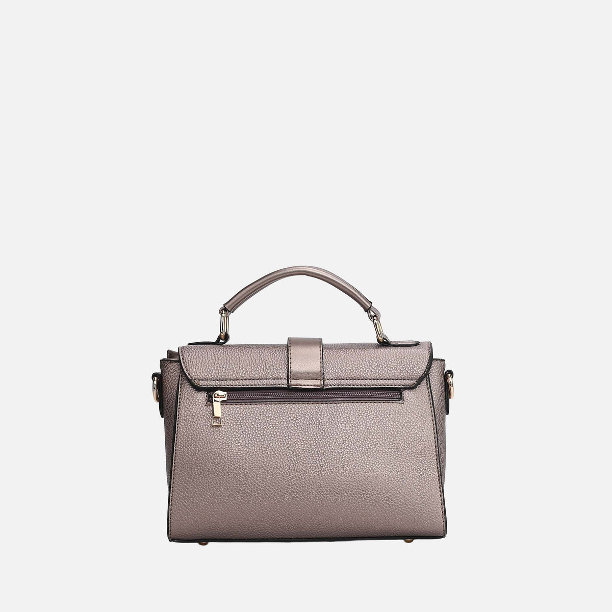 Willa Shoulder Bag in Light Grey view 3 - Willa Shoulder Bag Tory Burch