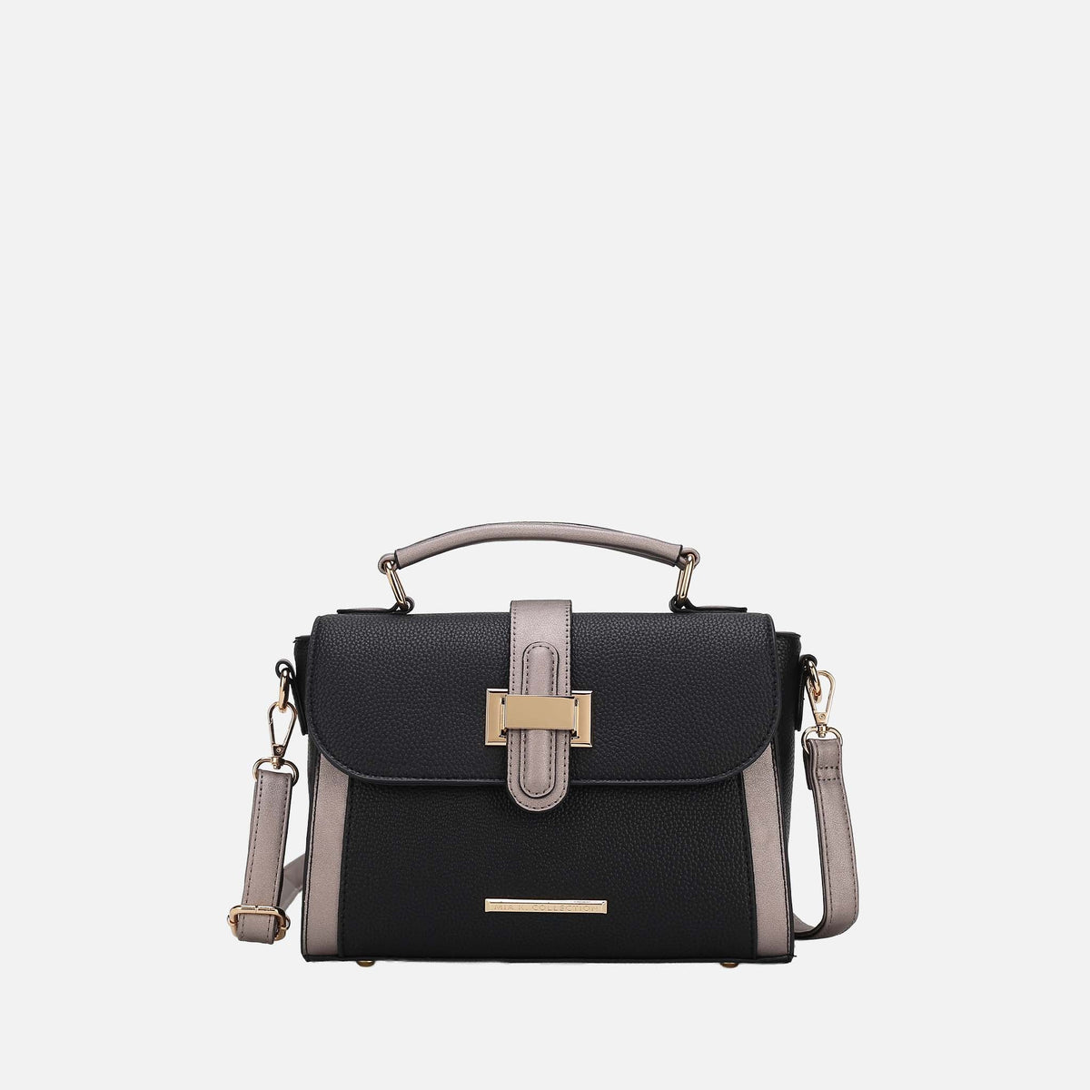 Willa Shoulder Bag in Navy Silver view 11 - Willa Shoulder Bag Tory Burch