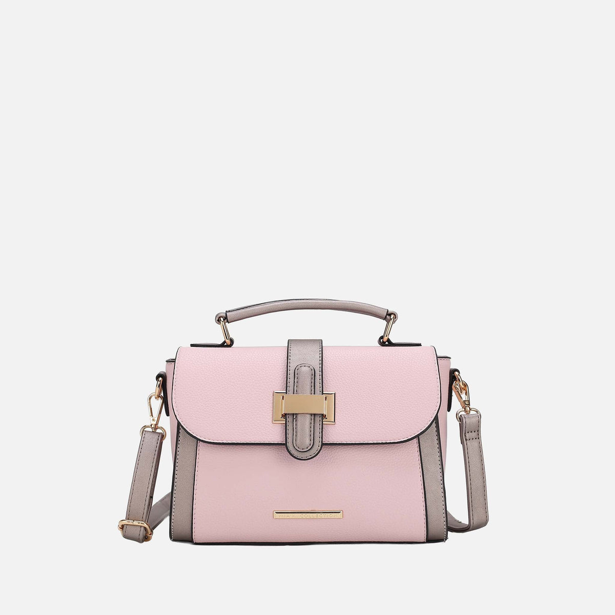 Willa Shoulder Bag in Pewter Black view 14 - Willa Shoulder Bag Tory Burch