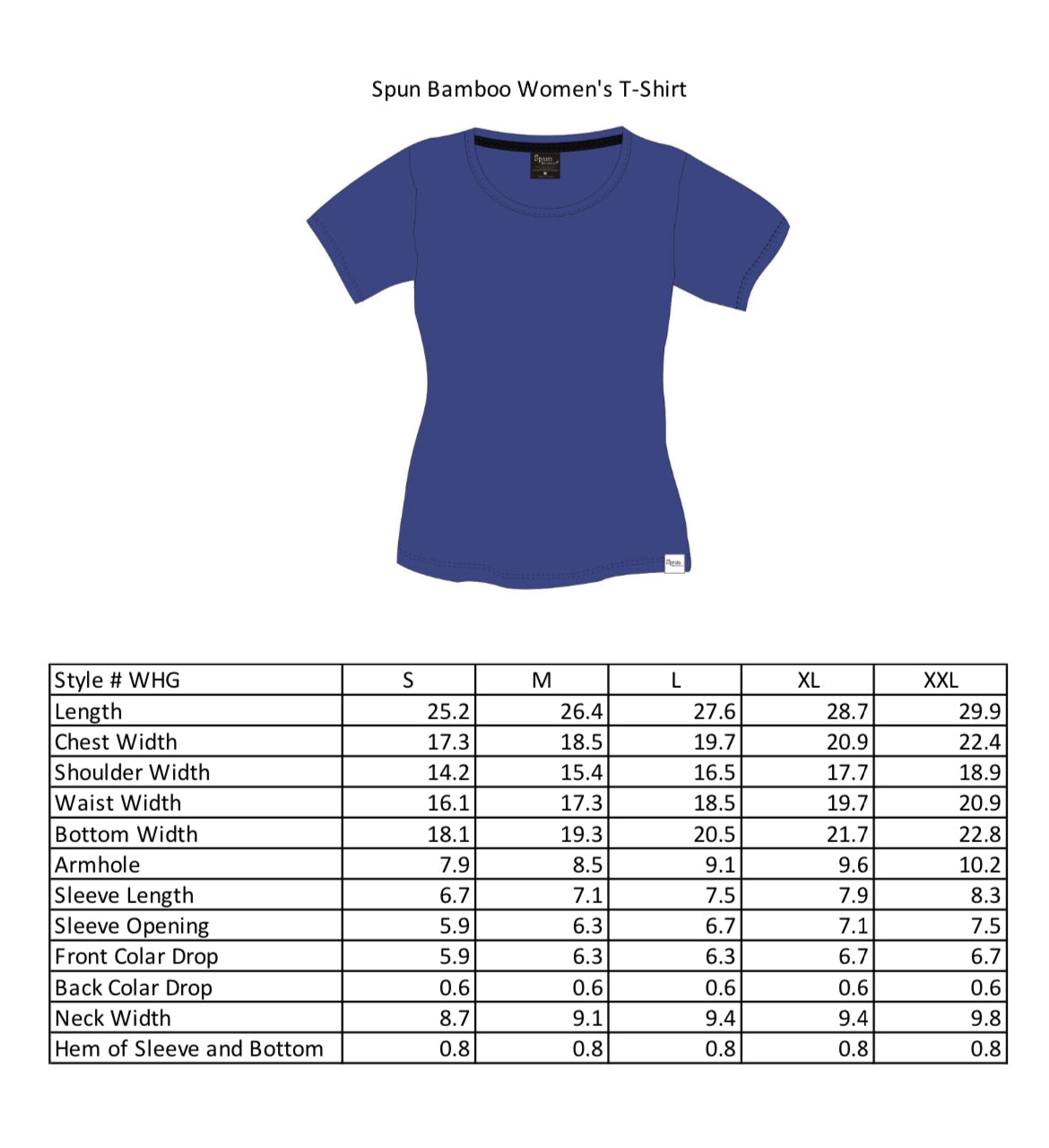 Women's Bamboo/cotton Short Sleeve Scoop Neck T-shirt in Large view 17 - Women'S Bamboo Cotton Shirts (top)