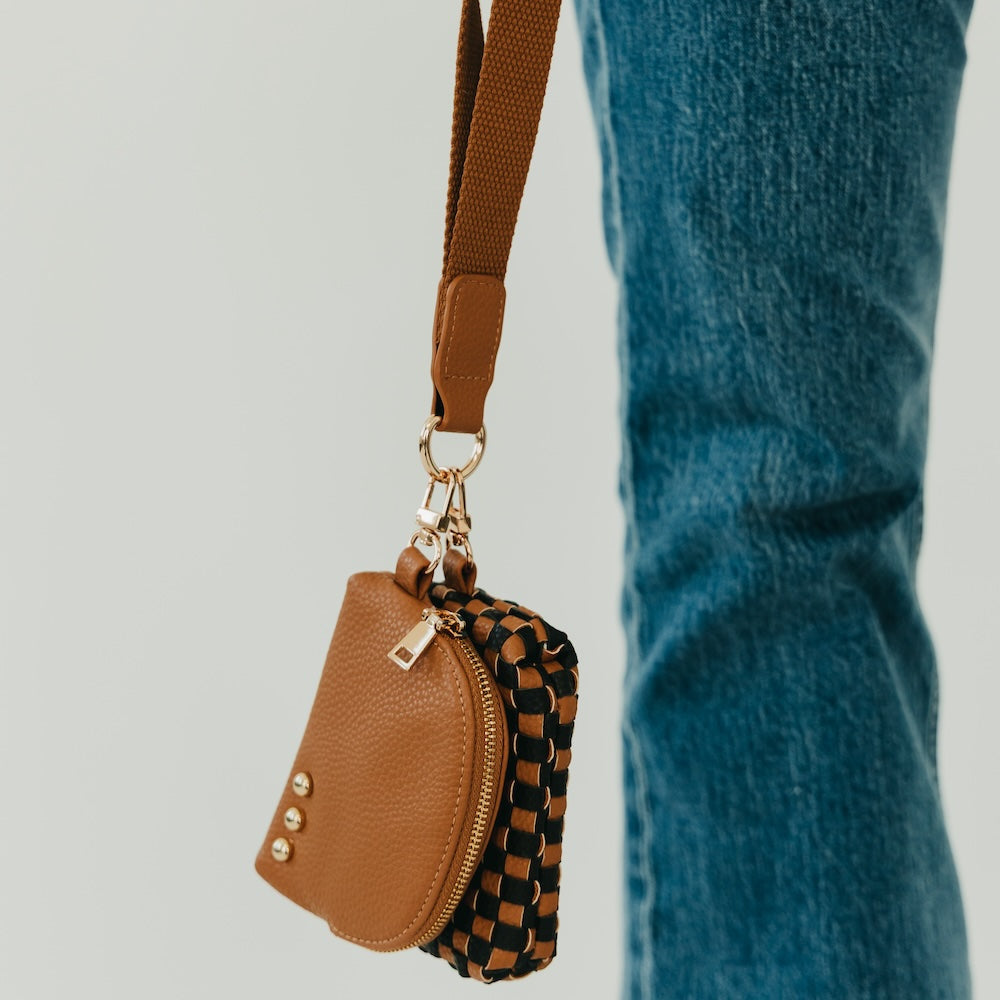 Wonderlust Woven Dual Pouch Wristlet - Color!