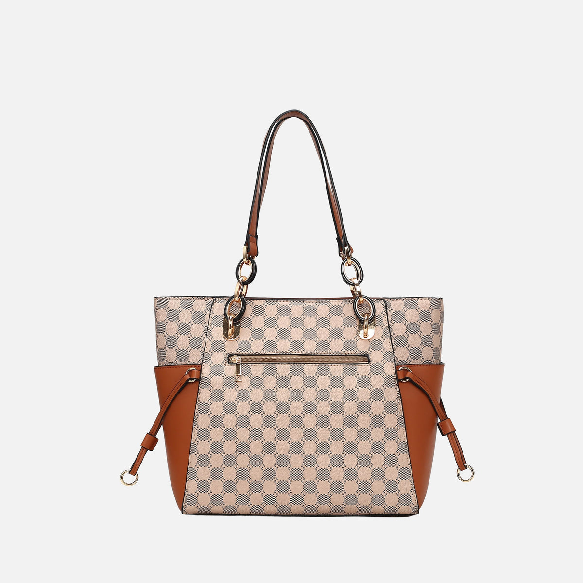 Xenia Tote Bag and Set in Charcoal Grey view 3 - Set Tote (one-piece)