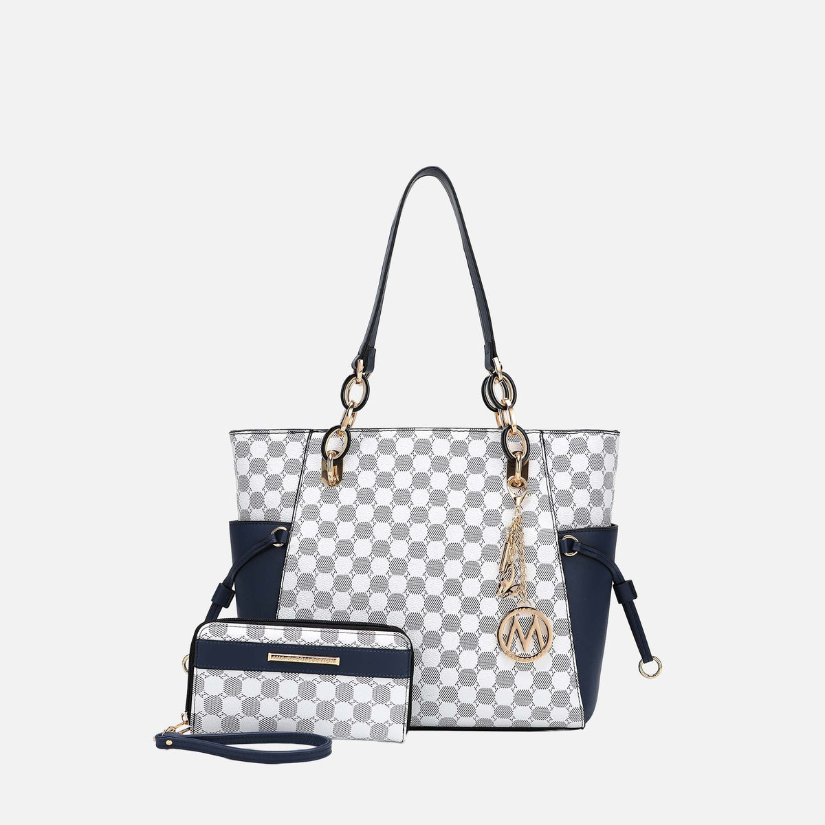 Xenia Tote Bag and Set in Hunter view 7 - Set Tote (one-piece)