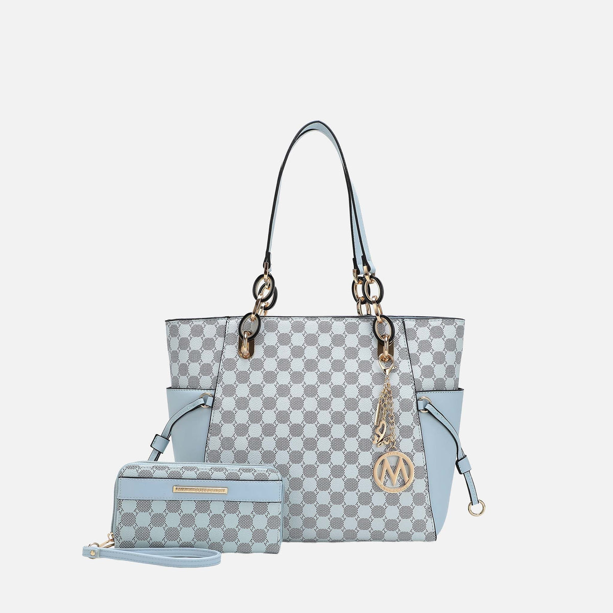 Xenia Tote Bag and Set in Wine view 9 - Set Tote (one-piece)