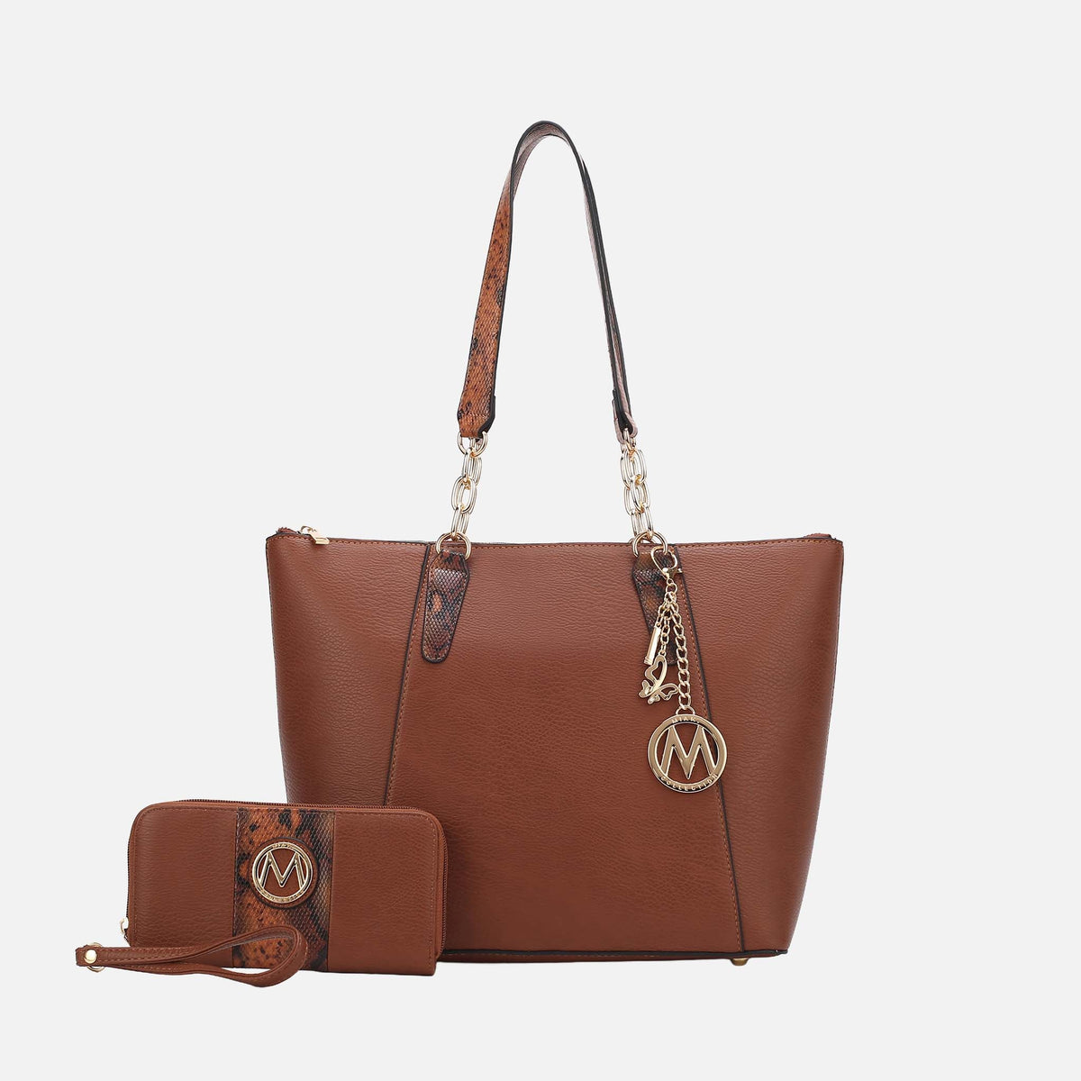 Ximena Tote Bag and Wallet Set in Hunter view 5 - Ximena Bags (one-piece)