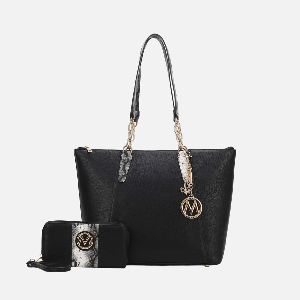 Ximena Tote Bag and Wallet Set in Tawny view 3 - Ximena Bags (one-piece)